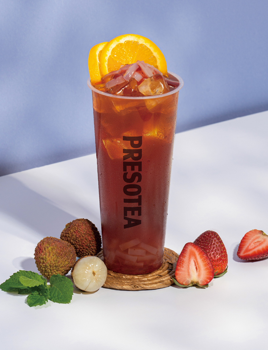 Lychee Strawberry Fruit Tea