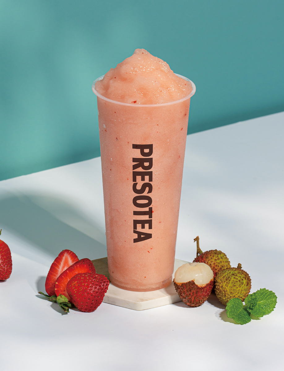 Lychee Strawberry Slush