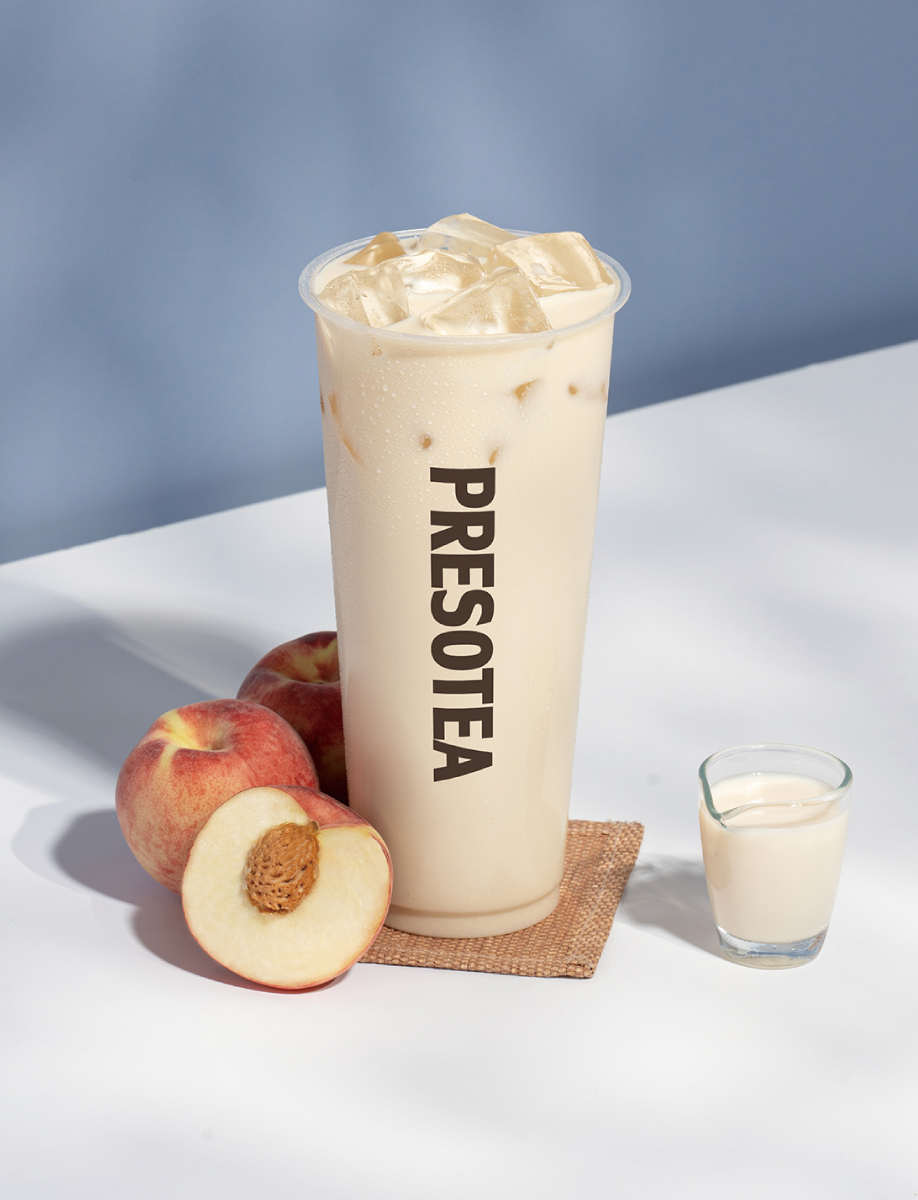 White Peach Milk Tea